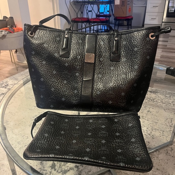 MCM Handbags - COPY - MCM Liz Large Reversible Visetos Shopper Tote Bag